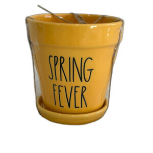 Rae Dunn Flower Pot SRING FEVER Embossed Artisan Collection by Magenta